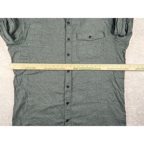 Duluth Trading Mens Free Swinging Twist Shirt 2XL Tall Green Relaxed Fit - Picture 4 of 7